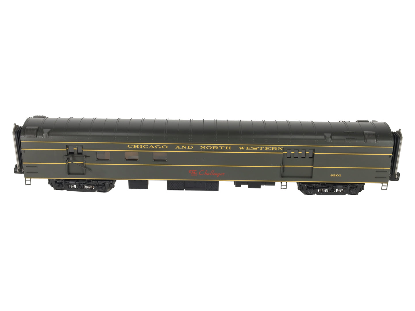 MTH 20-68129 O Scale Chicago Northwestern 70’ ABS RPO Passenger Car (Smooth)