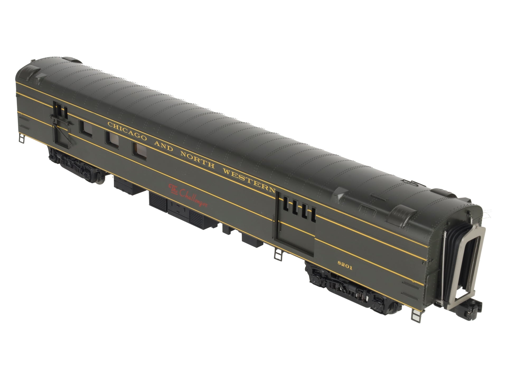 MTH 20-68129 O Scale Chicago Northwestern 70’ ABS RPO Passenger Car (Smooth) LN/Box