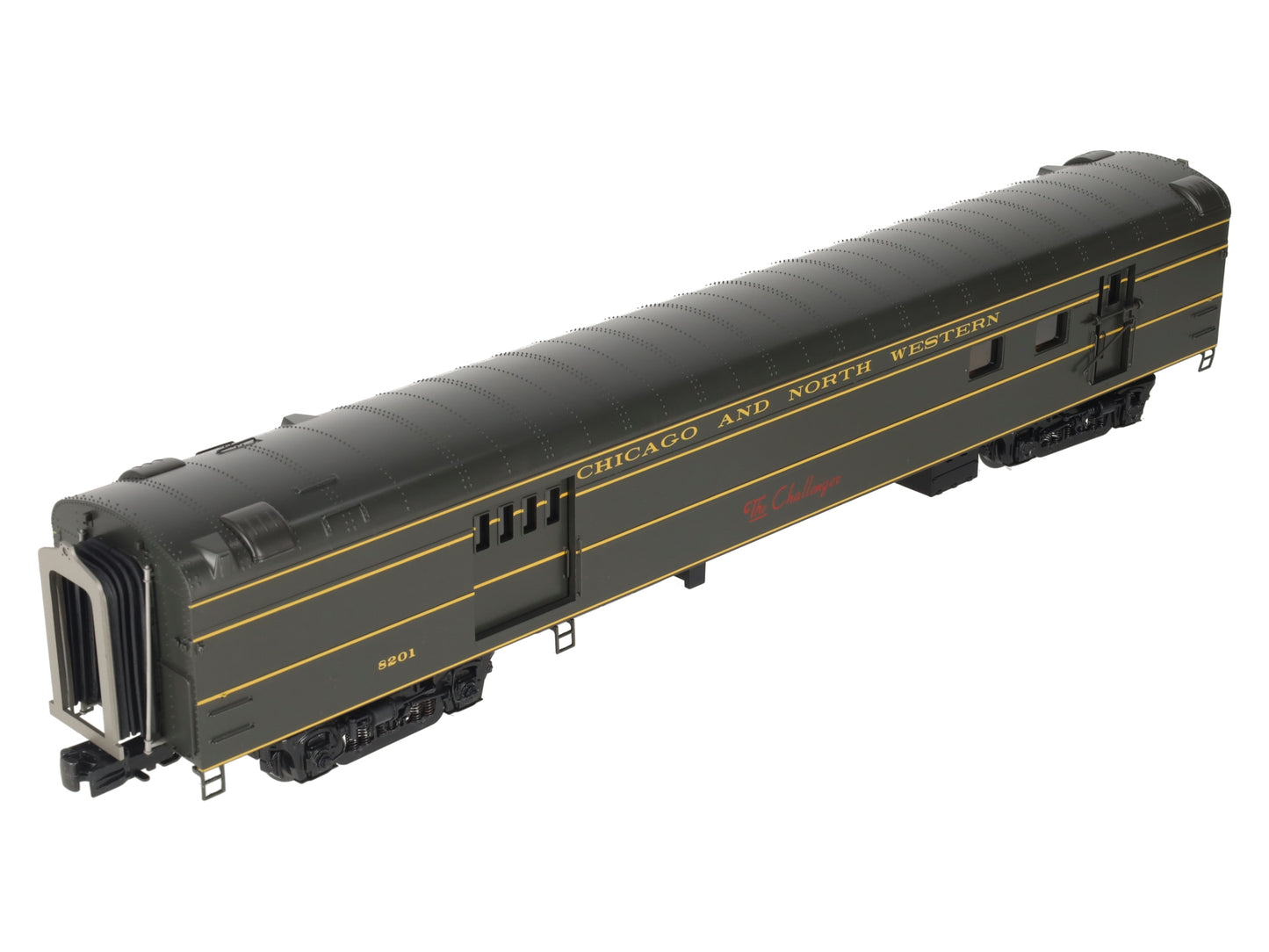 MTH 20-68129 O Scale Chicago Northwestern 70’ ABS RPO Passenger Car (Smooth) LN/Box