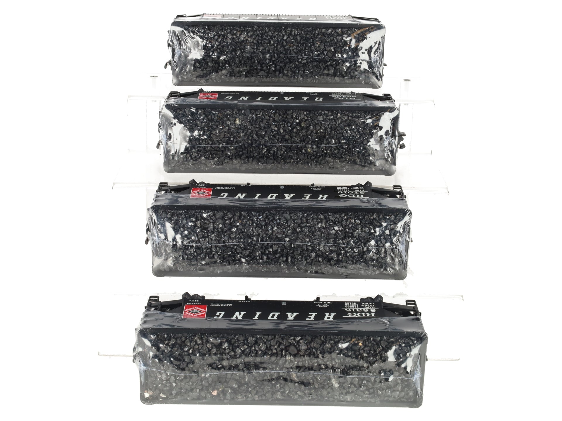 K-Line K6251-1931A Reading Die-Cast Hopper 4-Pack LN/Box