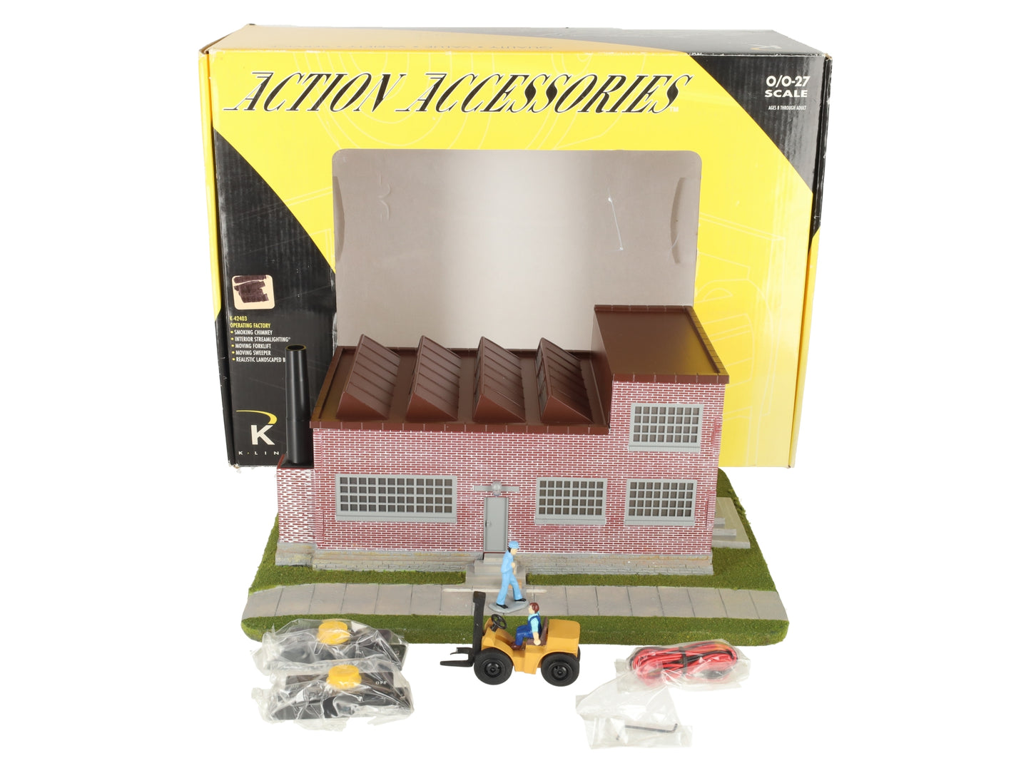 K-Line K-42403 O Gauge Retro Manufacturing Building EX/Box