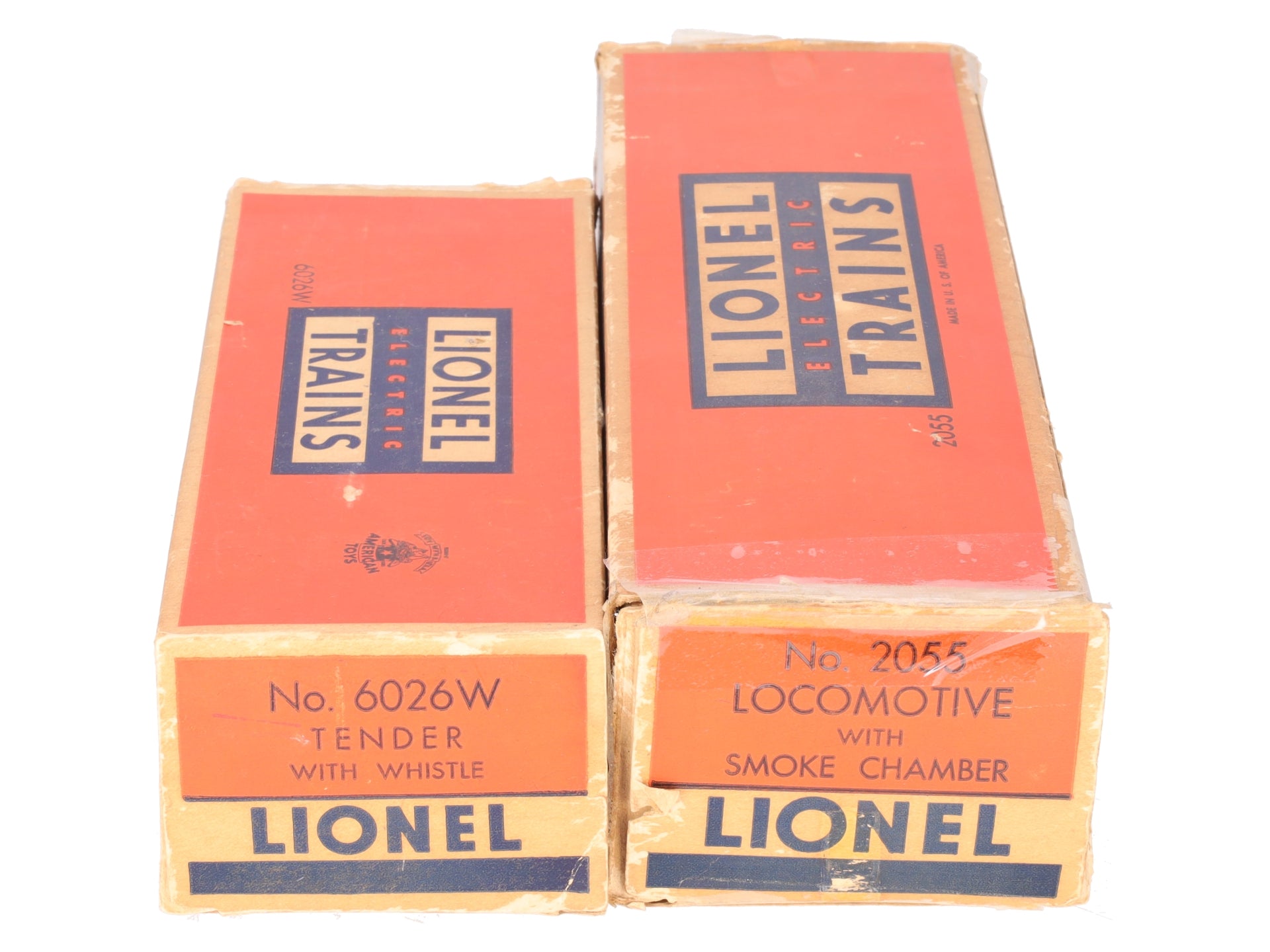 Lionel 2055 Vintage O 4-6-4 Hudson Steam Locomotive with 6026W Tender VG/Box