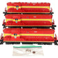 Lionel 6-28509 O Gauge FEC GP7 Triple Lashup Diesel Locomotive Set #607/608/609 VG