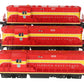Lionel 6-28509 O Gauge FEC GP7 Triple Lashup Diesel Locomotive Set #607/608/609 VG