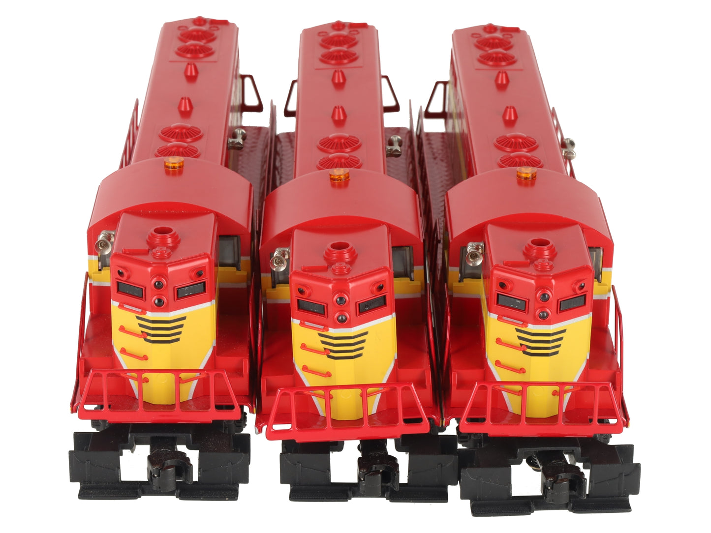 Lionel 6-28509 O Gauge FEC GP7 Triple Lashup Diesel Locomotive Set #607/608/609 VG