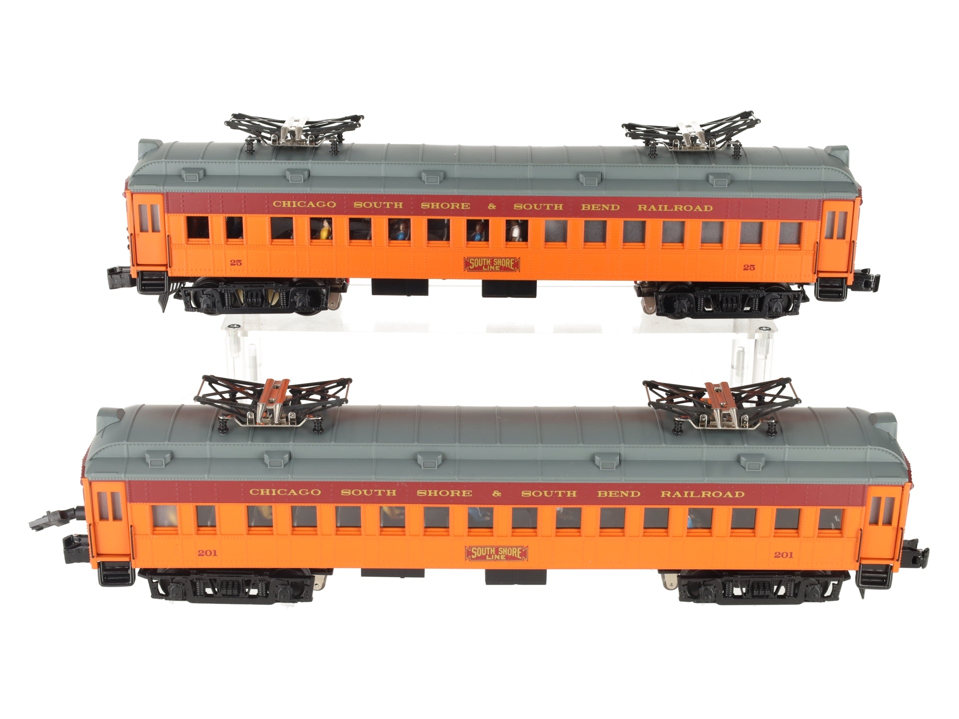 Lionel 6-21329 Chicago South Shore & South Bend Interurban Cars (Set of 2) EX/Box