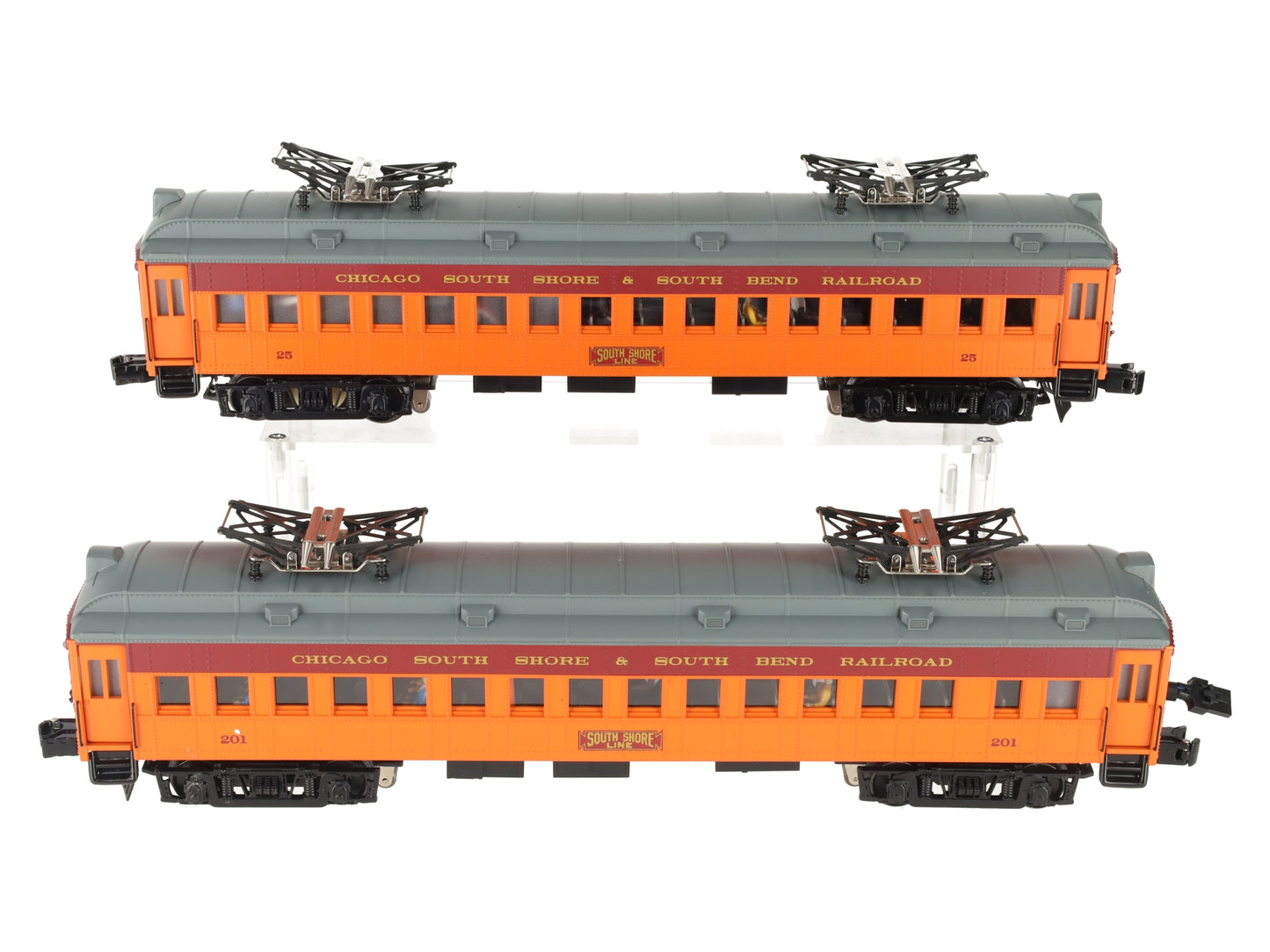 Lionel 6-21329 Chicago South Shore & South Bend Interurban Cars (Set of 2) EX/Box