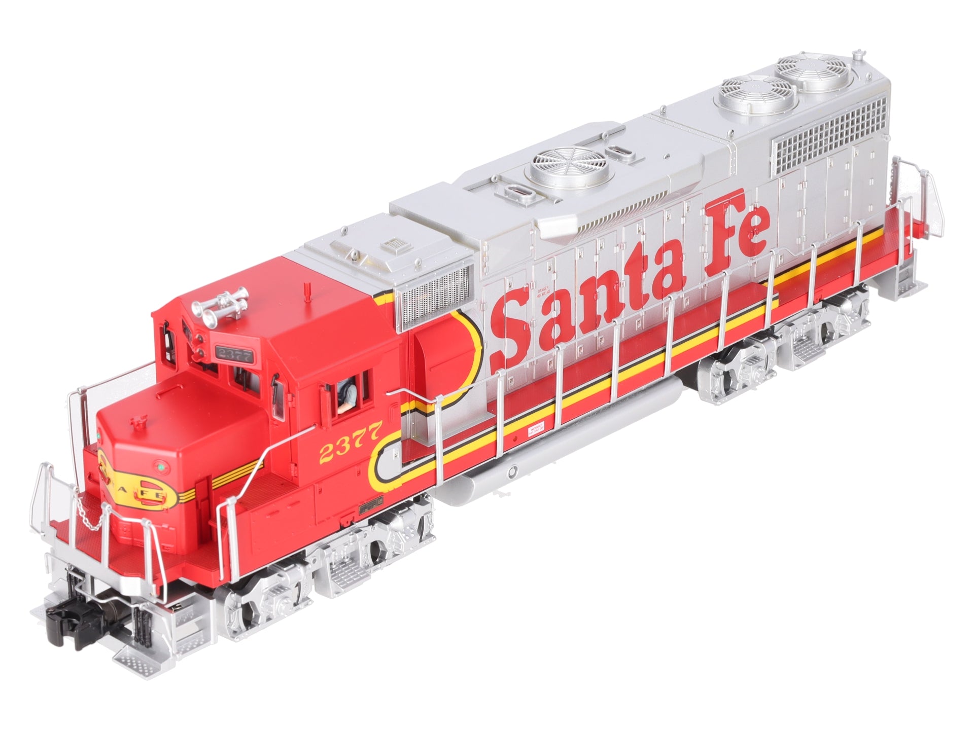 MTH 20-2255-1 O-Gauge Santa Fe GP38-2 Diesel Engine w/PS2 #2377 EX/Box