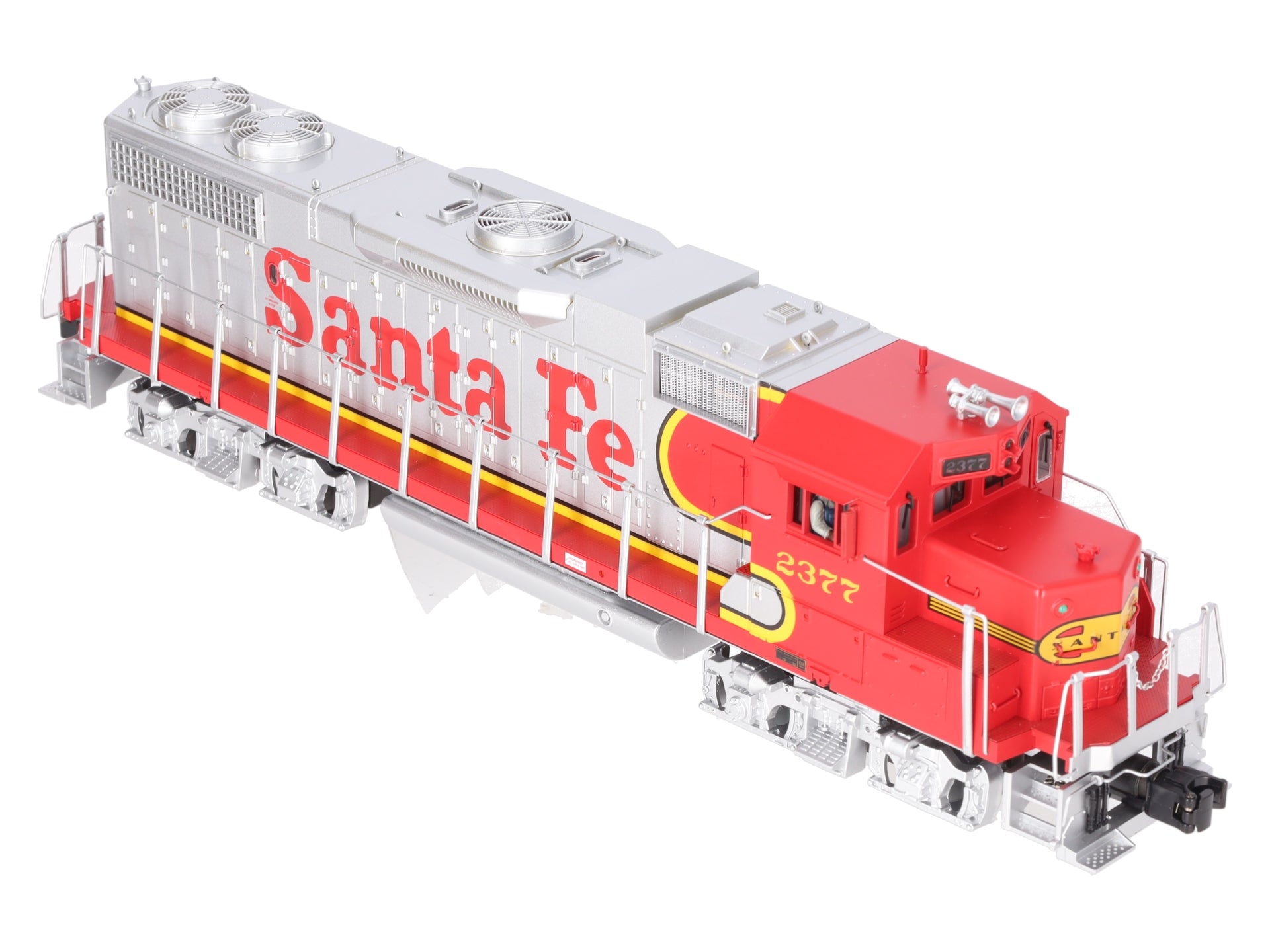 MTH 20-2255-1 O-Gauge Santa Fe GP38-2 Diesel Engine w/PS2 #2377 EX/Box