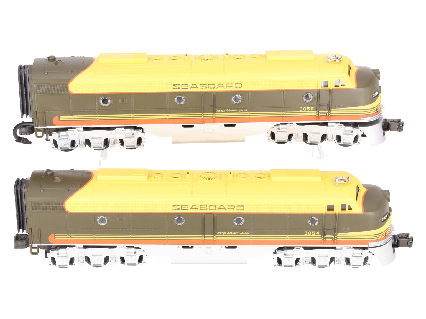 MTH 30-2181-1 Seaboard E-8 AA Diesel Engine Set w/PS1 #3053/3054 EX/Box