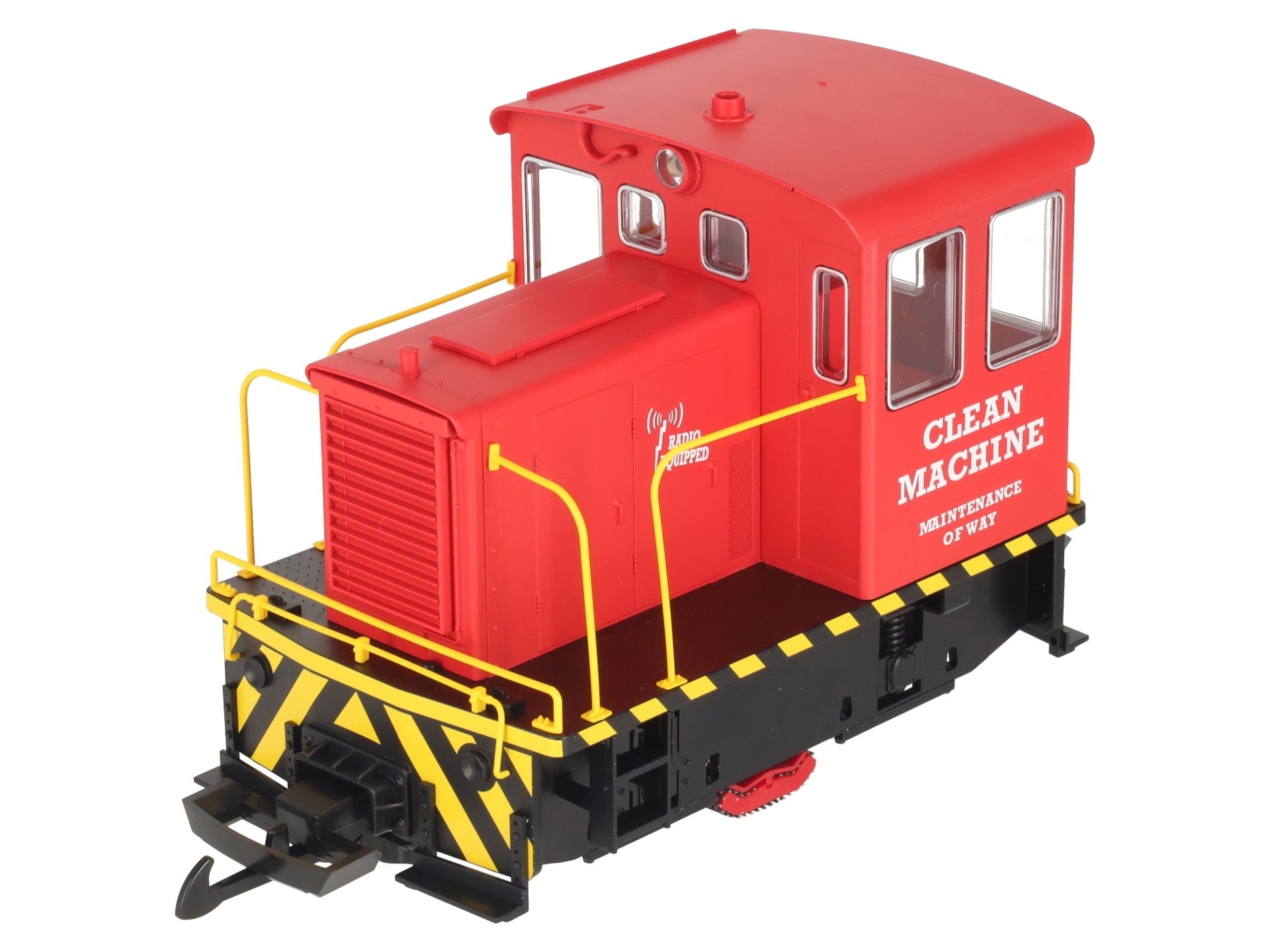 Piko 38506 G Scale Clean Machine R/C GE 25-Ton Track Cleaning Locomotive VG/Box
