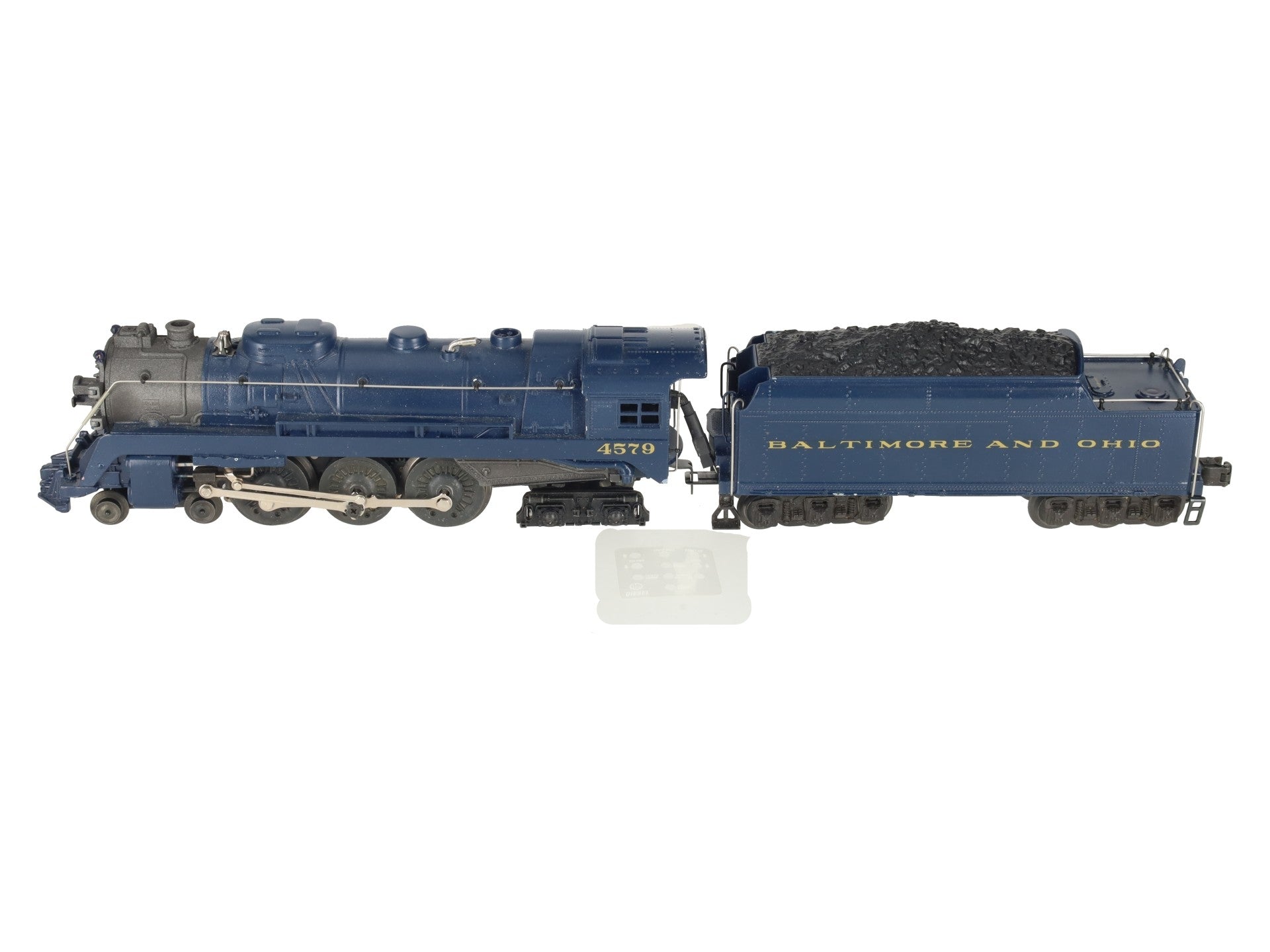 Lionel 646 Vintage O Custom B&O 4-6-4 Die-Cast Steam Locomotive & Tender #4579