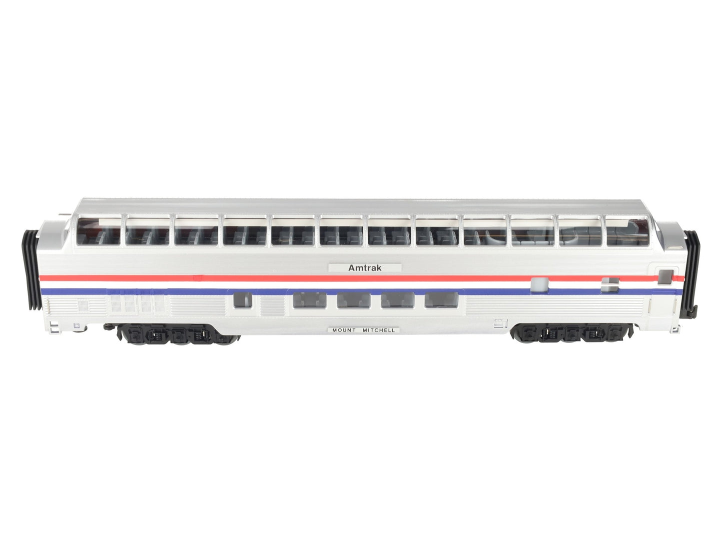 MTH 20-6748 O Gauge Amtrak "Mount Mitchell" Vista Dome Car VG/Box