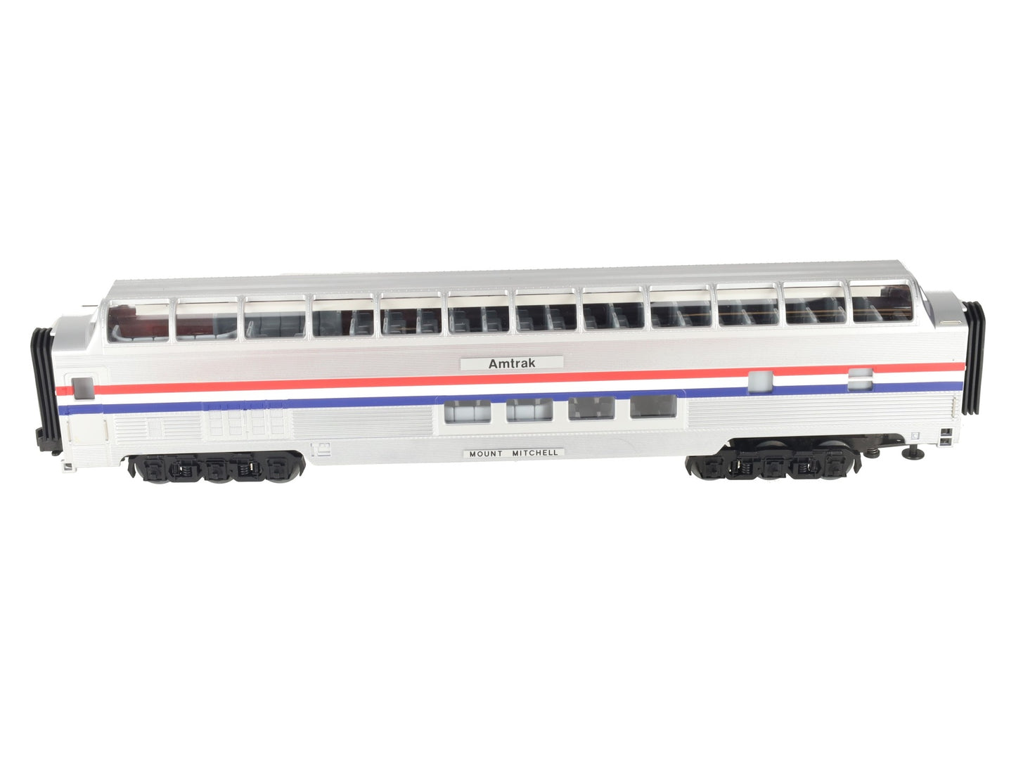 MTH 20-6748 O Gauge Amtrak "Mount Mitchell" Vista Dome Car VG/Box