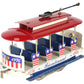 McCoy 1976 Standard Gauge Bicentennial Tinplate Trolley EX/Box