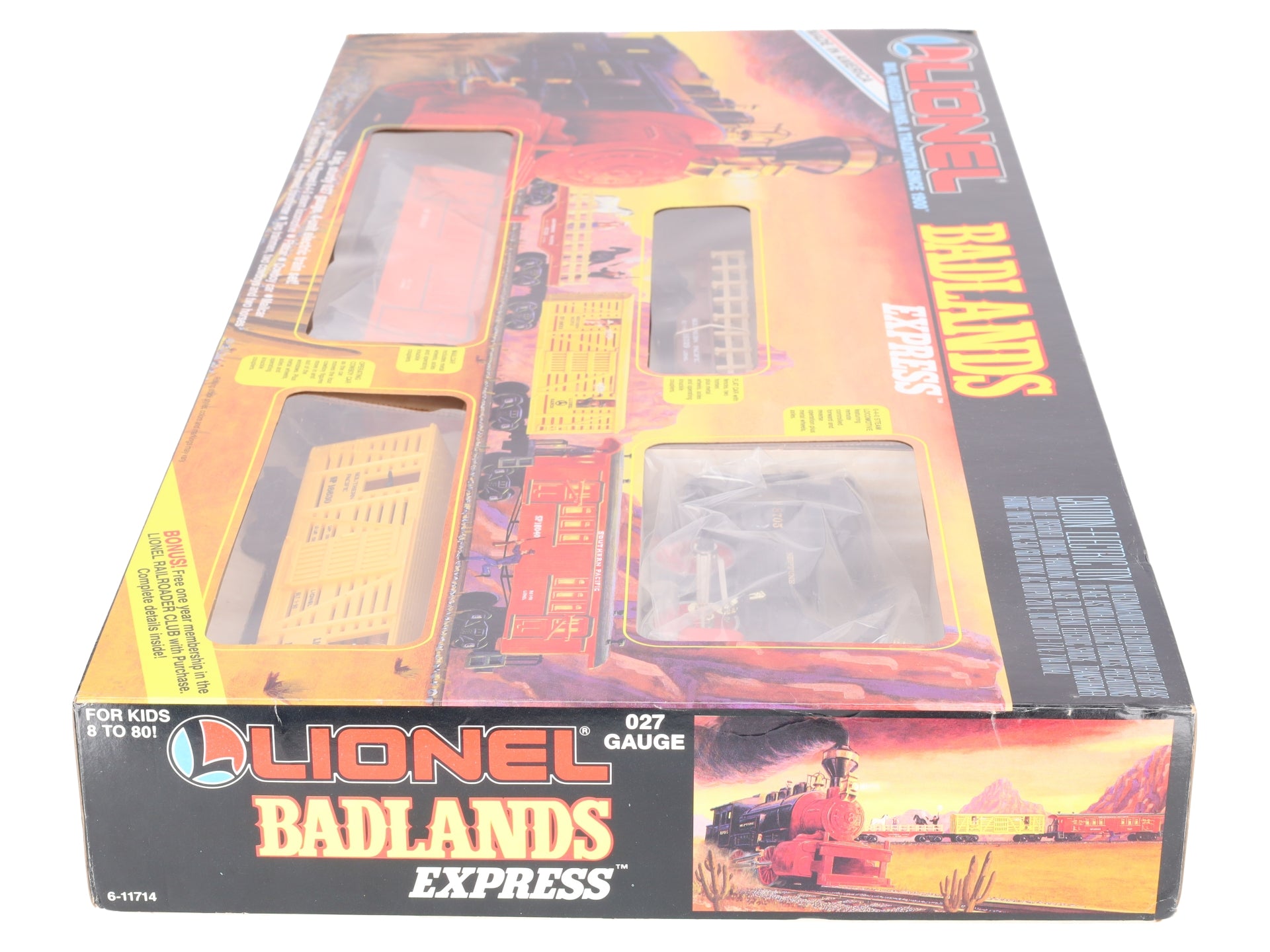 Lionel 6-11714 O Gauge Badlands Train Steam Train Set EX/Box
