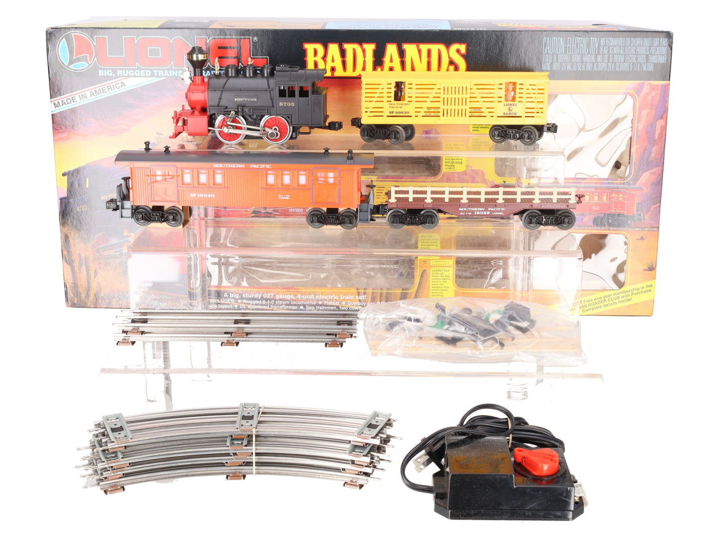 Lionel 6-11714 O Gauge Badlands Train Steam Train Set EX/Box