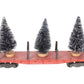 American Flyer 24558 Vintage S Canadian Pacific Flatcar w/ Christmas Trees VG