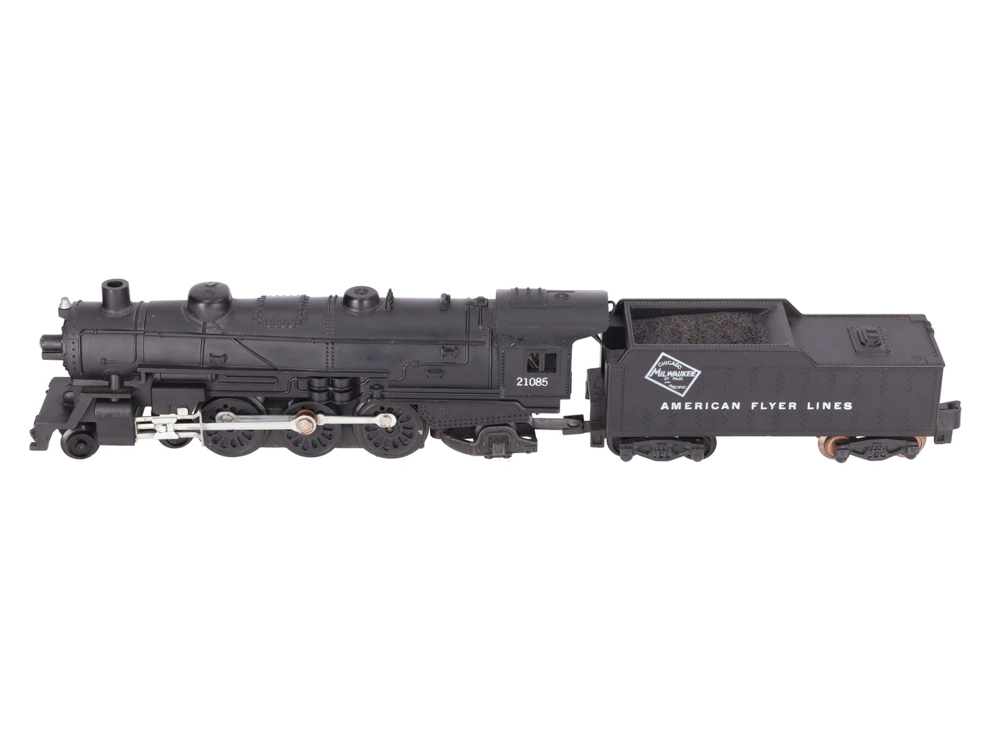 American Flyer 21085 Vintage S C&NW 4-6-2 Steam Locomotive & Tender VG