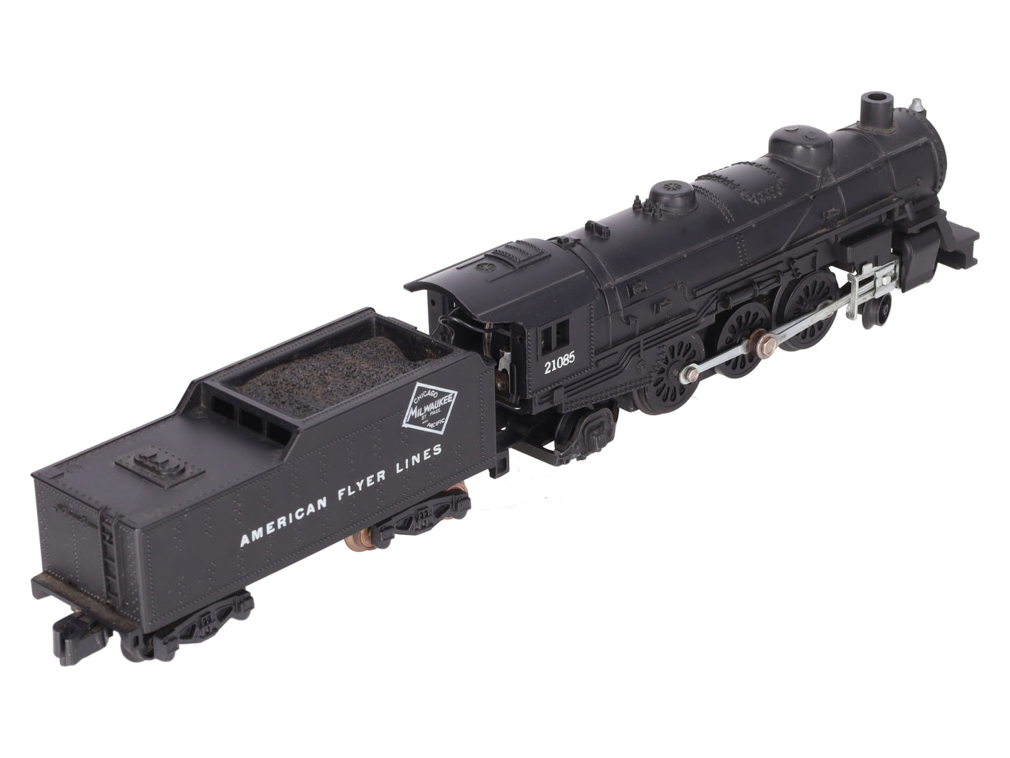 American Flyer 21085 Vintage S C&NW 4-6-2 Steam Locomotive & Tender VG