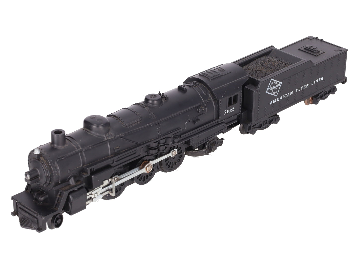 American Flyer 21085 Vintage S C&NW 4-6-2 Steam Locomotive & Tender VG