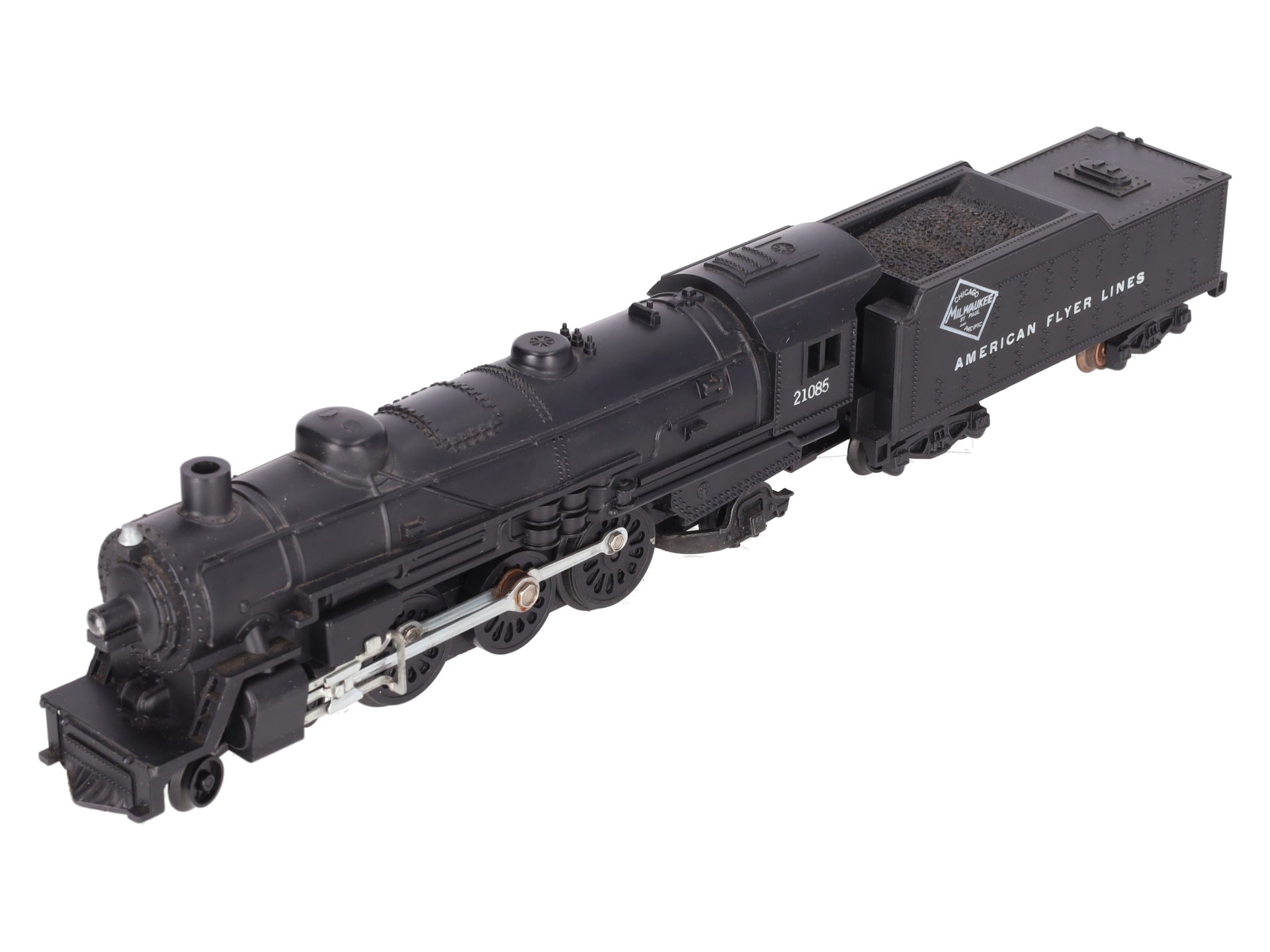 American Flyer 21085 Vintage S C&NW 4-6-2 Steam Locomotive & Tender VG