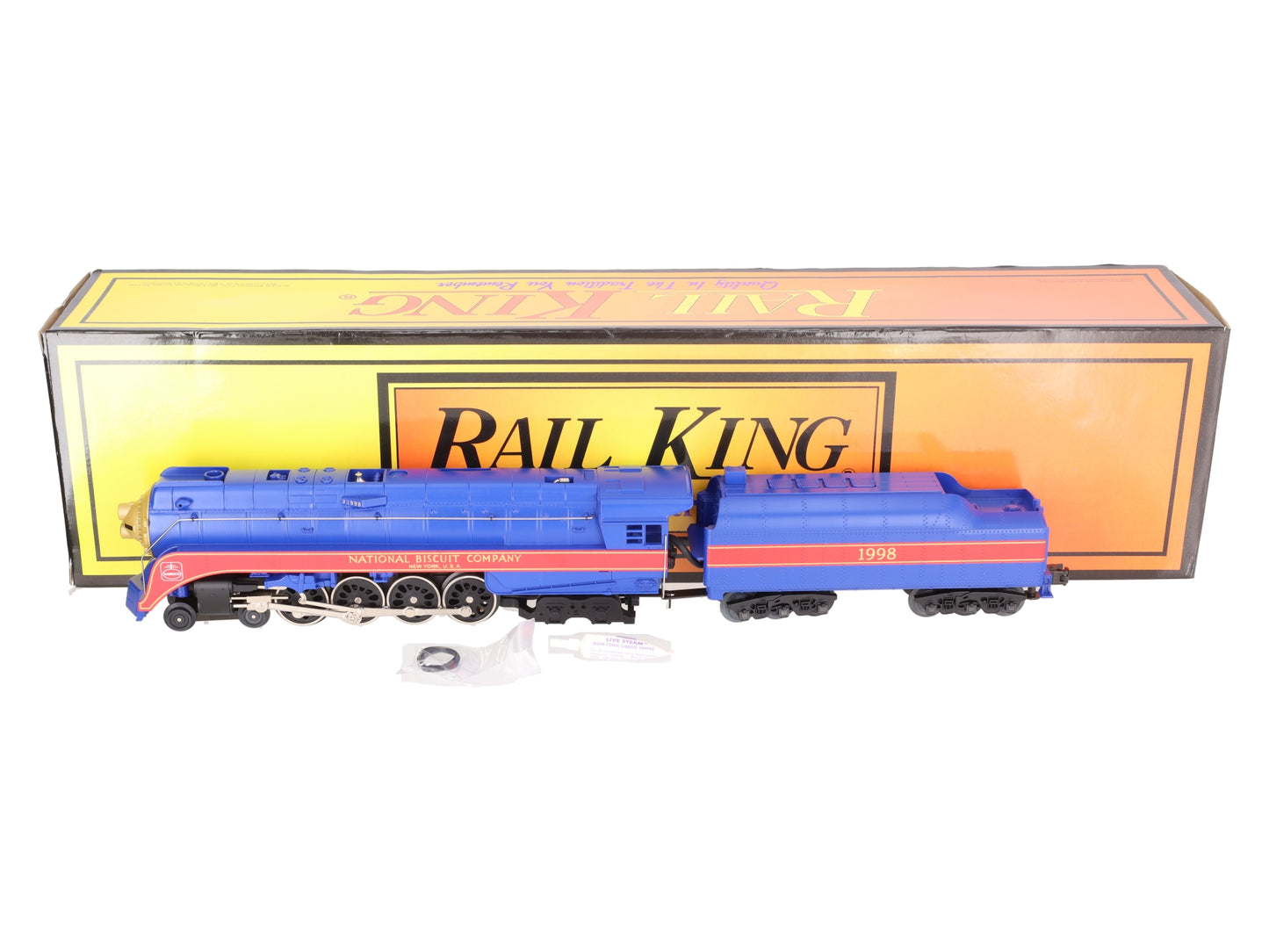 MTH CN-005 Nabisco 4-8-4 Gs-4 Steam Loco & Tender w/ Electronic Whistle #1998 LN/Box