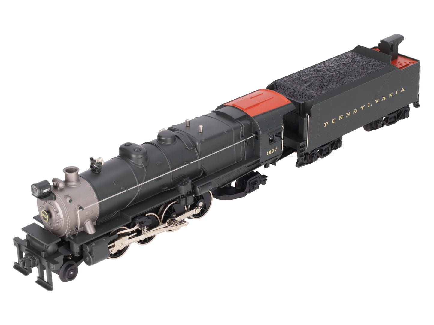MTH 30-1164-1 O Pennsylvania 2-8-2 L-1 Mikado Steam Loco & Tender w/PS2 #1627 LN/Box