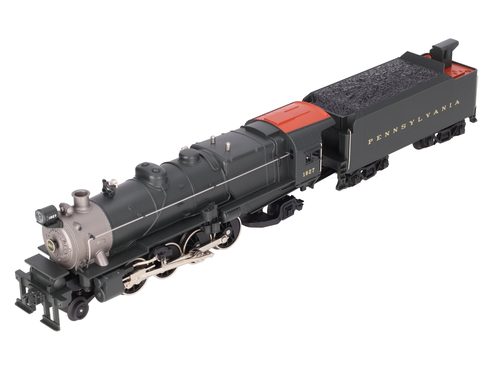 MTH 30-1164-1 O Pennsylvania 2-8-2 L-1 Mikado Steam Loco & Tender w/PS2 #1627 LN/Box