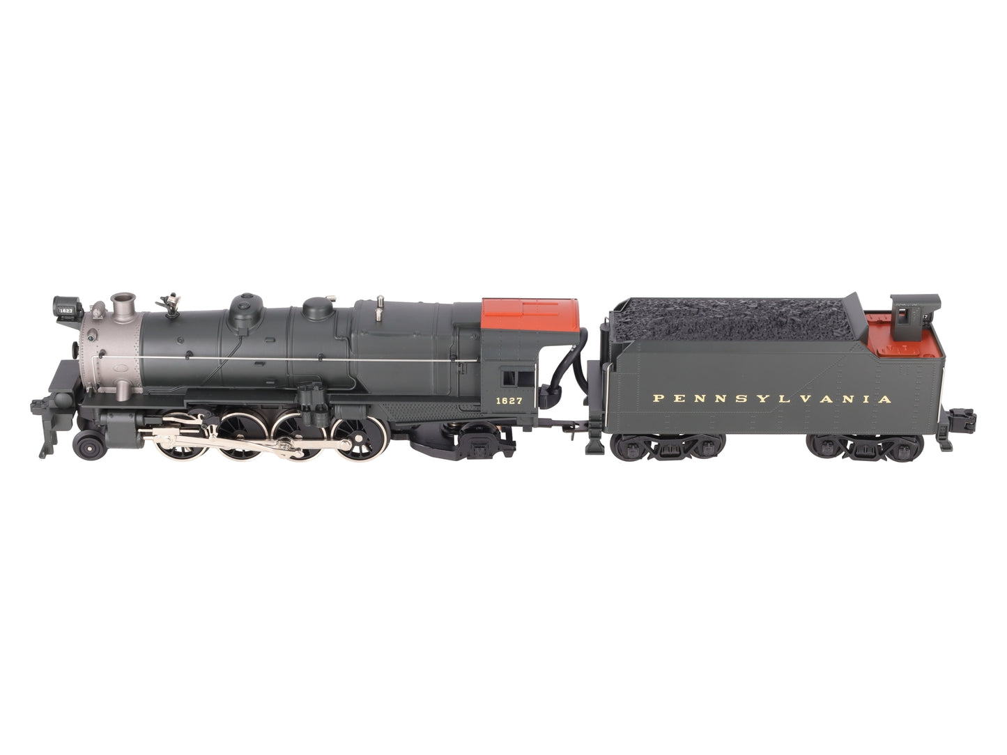 MTH 30-1164-1 O Pennsylvania 2-8-2 L-1 Mikado Steam Loco & Tender w/PS2 #1627 LN/Box