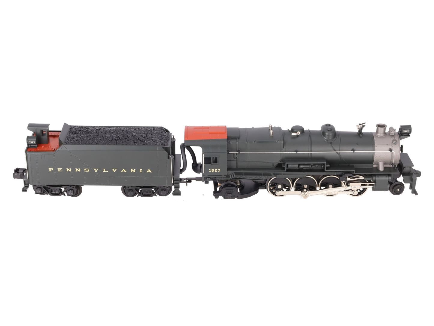MTH 30-1164-1 O Pennsylvania 2-8-2 L-1 Mikado Steam Loco & Tender w/PS2 #1627 LN/Box