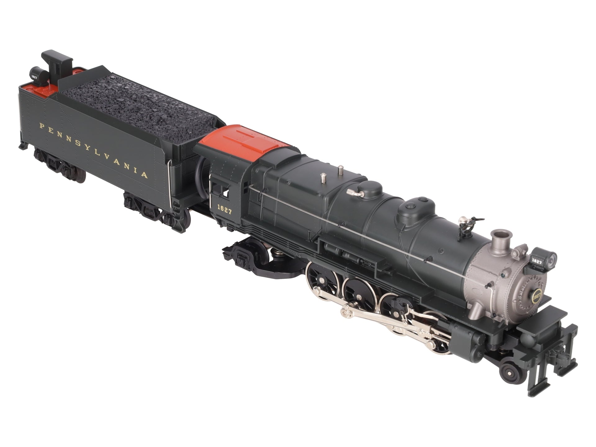 MTH 30-1164-1 O Pennsylvania 2-8-2 L-1 Mikado Steam Loco & Tender w/PS2 #1627 LN/Box