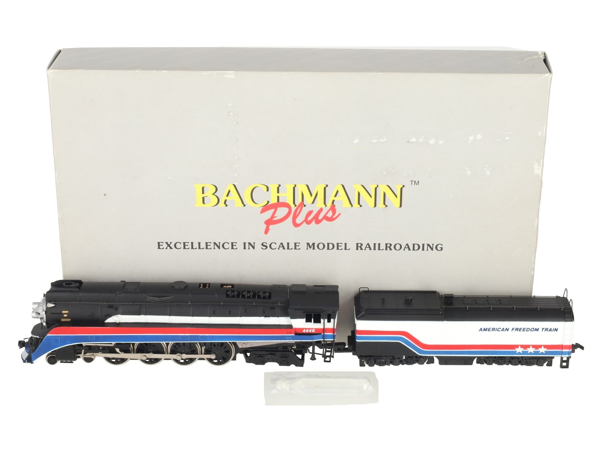 Bachmann 31310 HO American Freedom 4-8-4 Steam Engine Locomotive w/Tender #4449 EX/Box