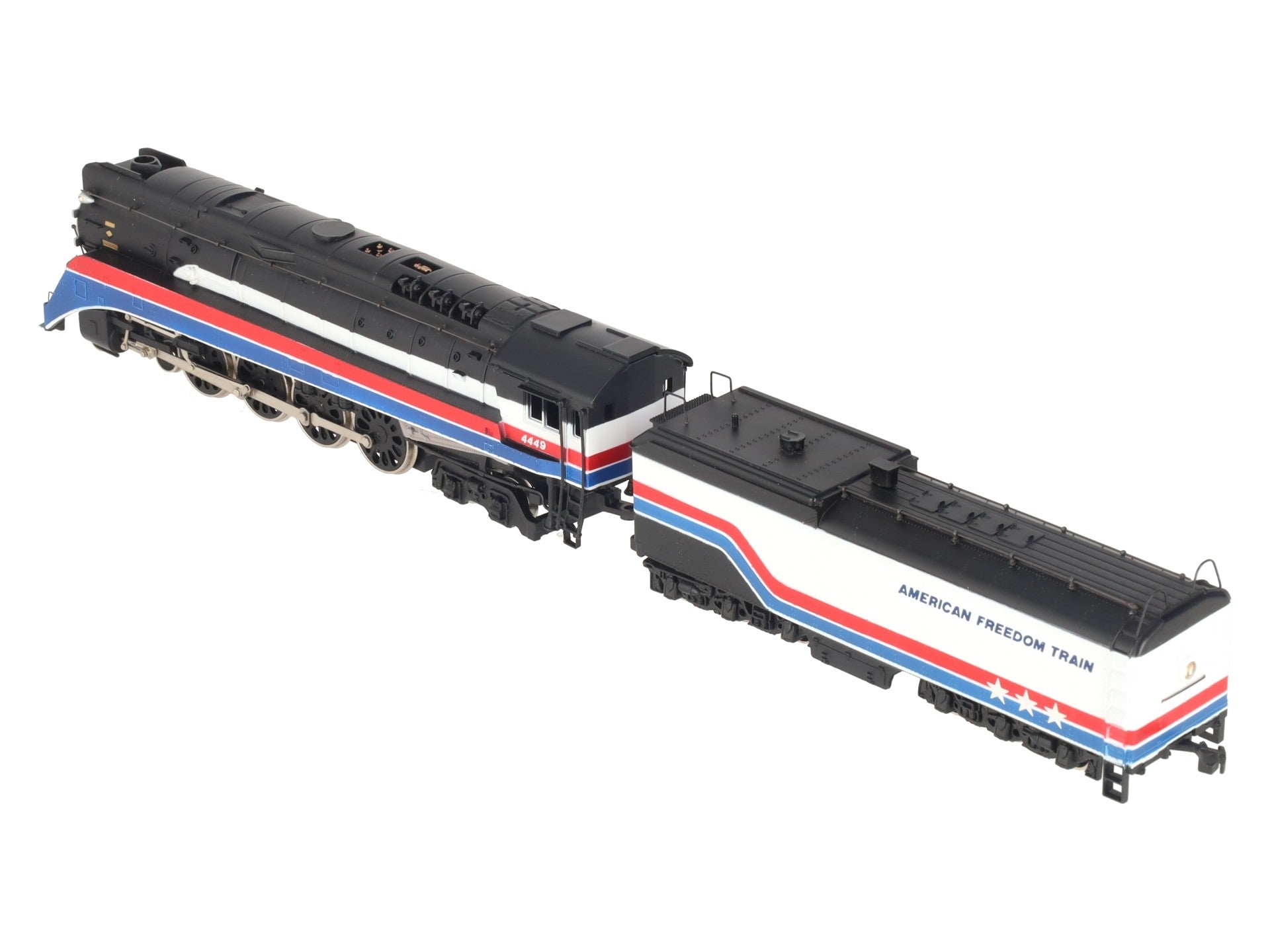 Bachmann 31310 HO American Freedom 4-8-4 Steam Engine Locomotive w/Tender #4449 EX/Box