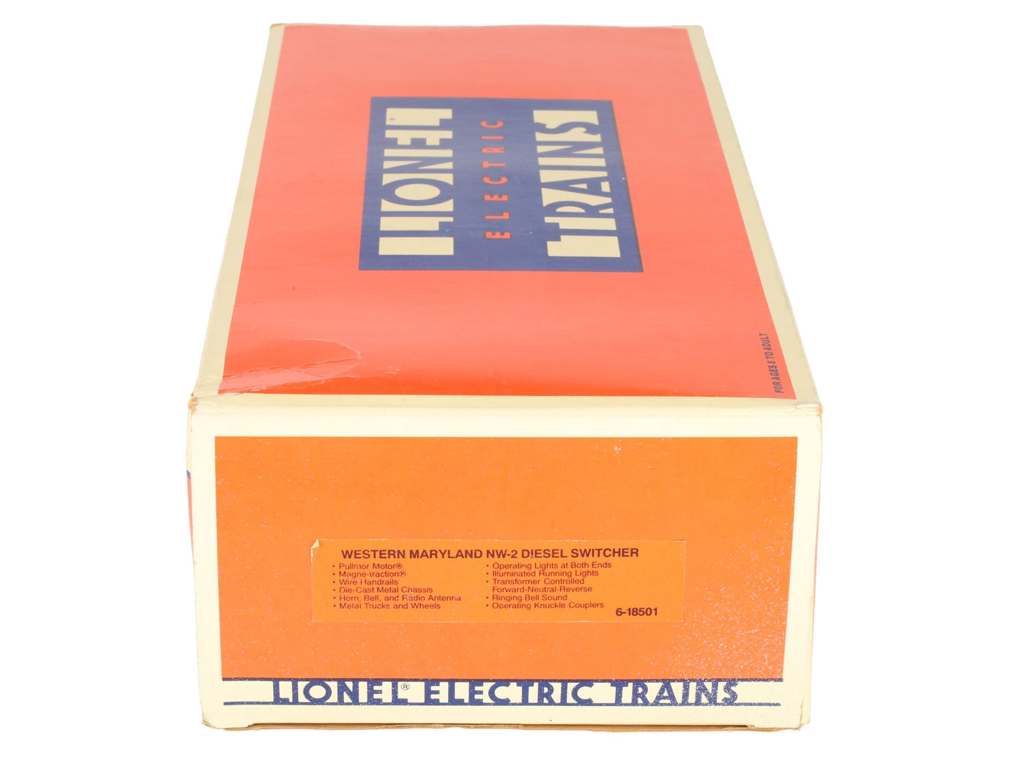 Lionel 6-18501 O Gauge Western Maryland NW2 Powered Diesel Locomotive #8501 EX/Box