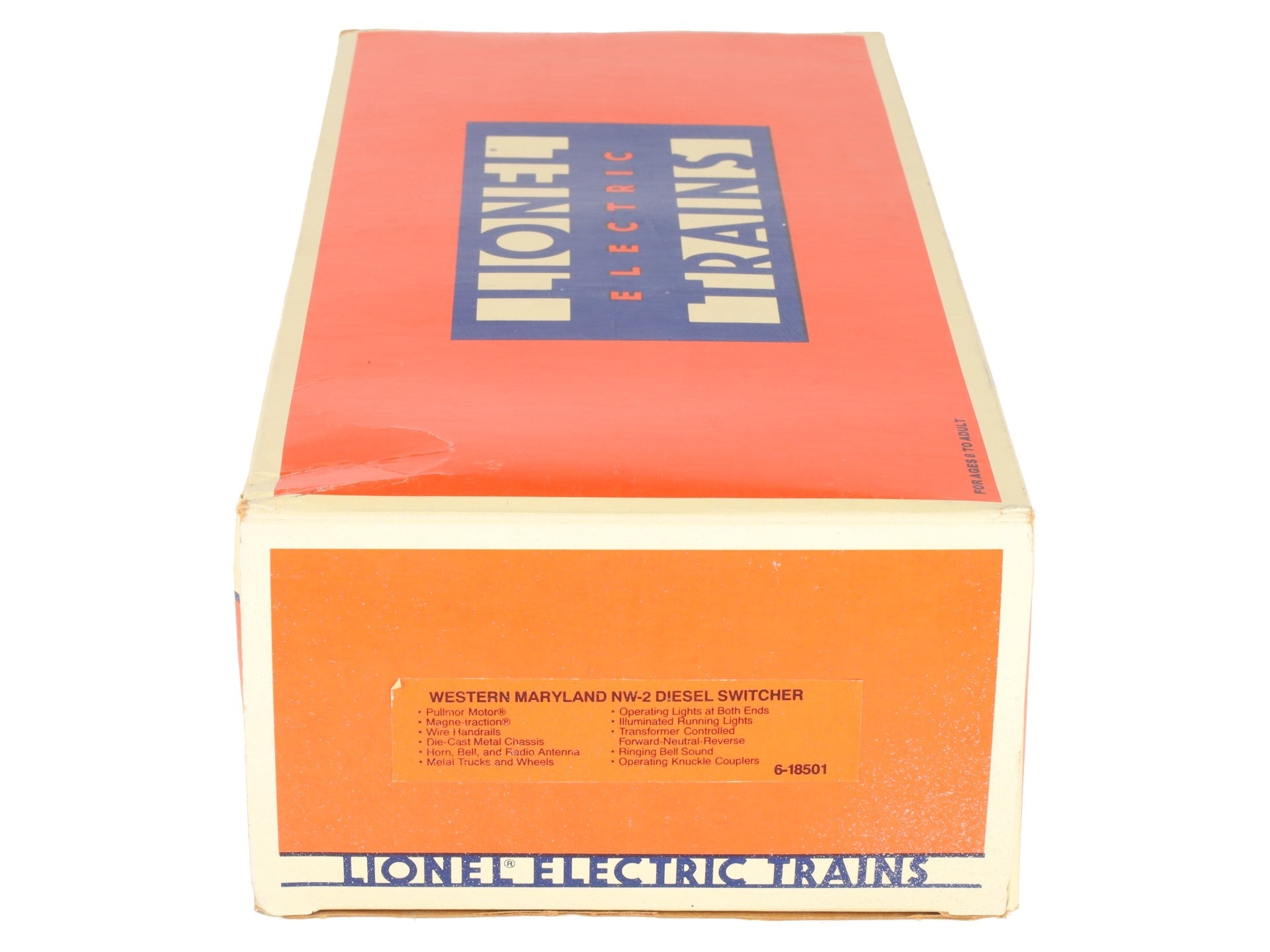 Lionel 6-18501 O Gauge Western Maryland NW2 Powered Diesel Locomotive #8501 EX/Box