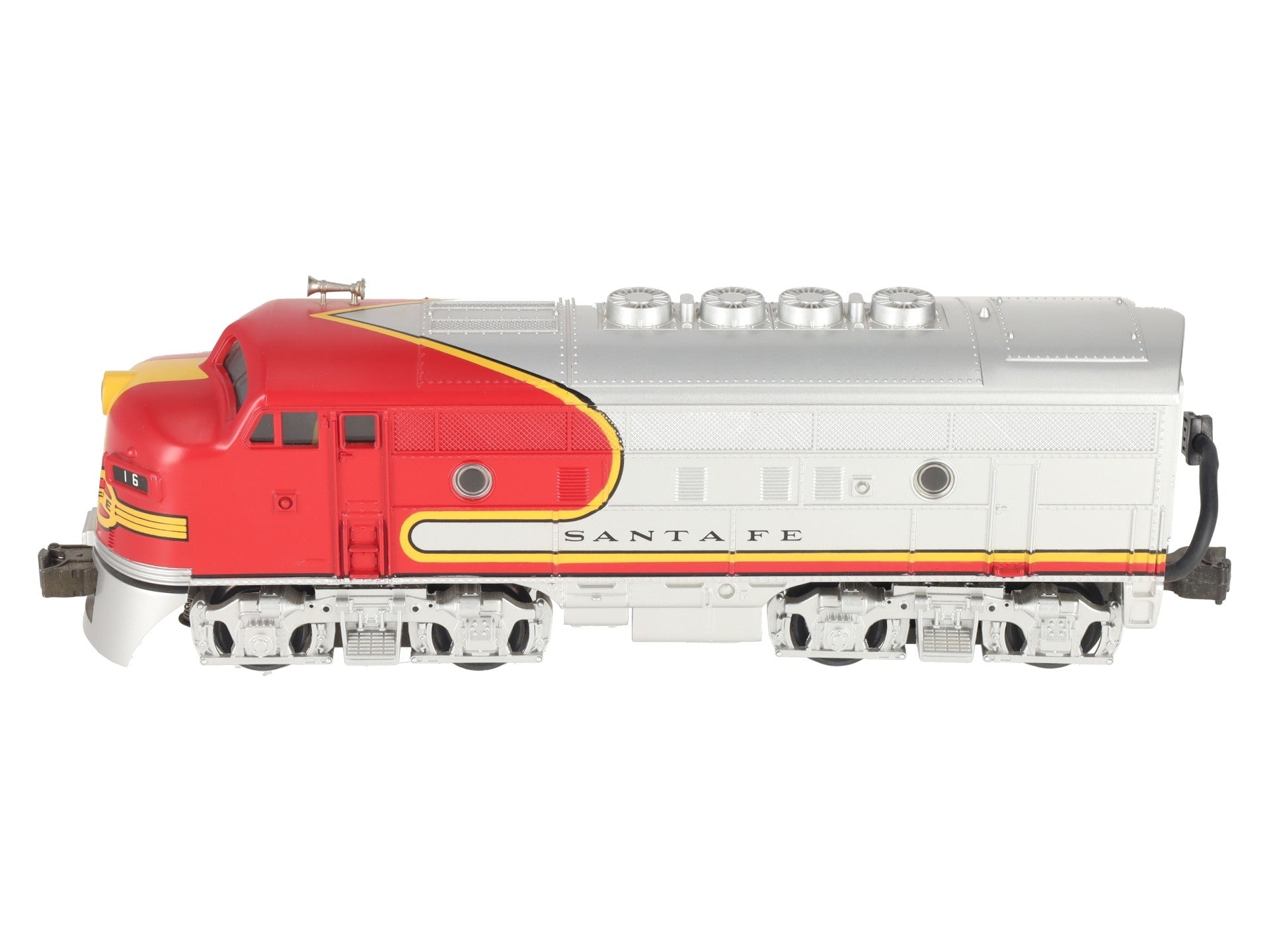 MTH 30-40211A O Gauge Santa Fe EMD F3 A-Unit Diesel Engine #16 w/PS1 LN/Box