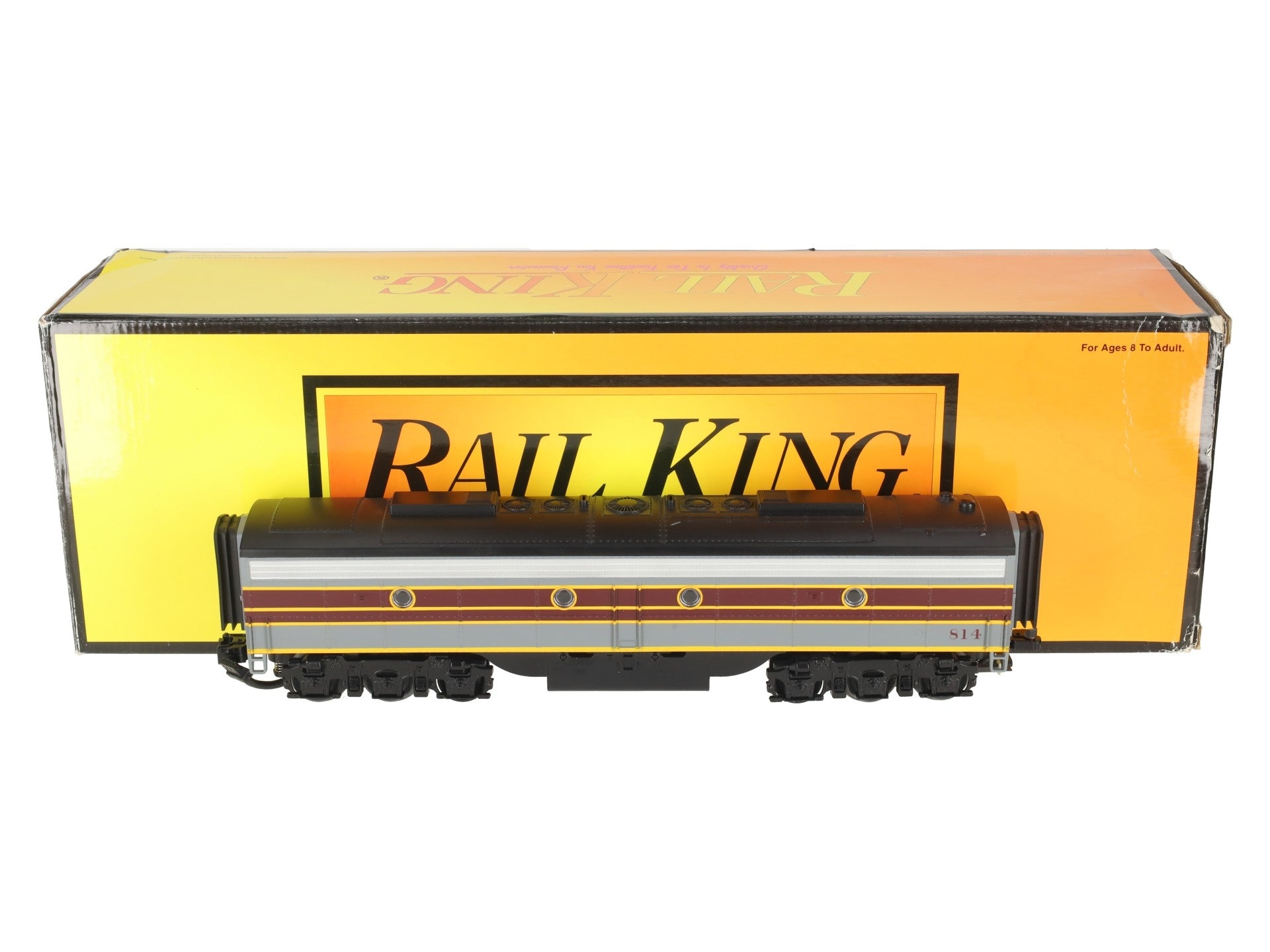MTH 30-2450-3 O Gauge Lackawanna E-8 Non Powered Unit #814 EX/Box