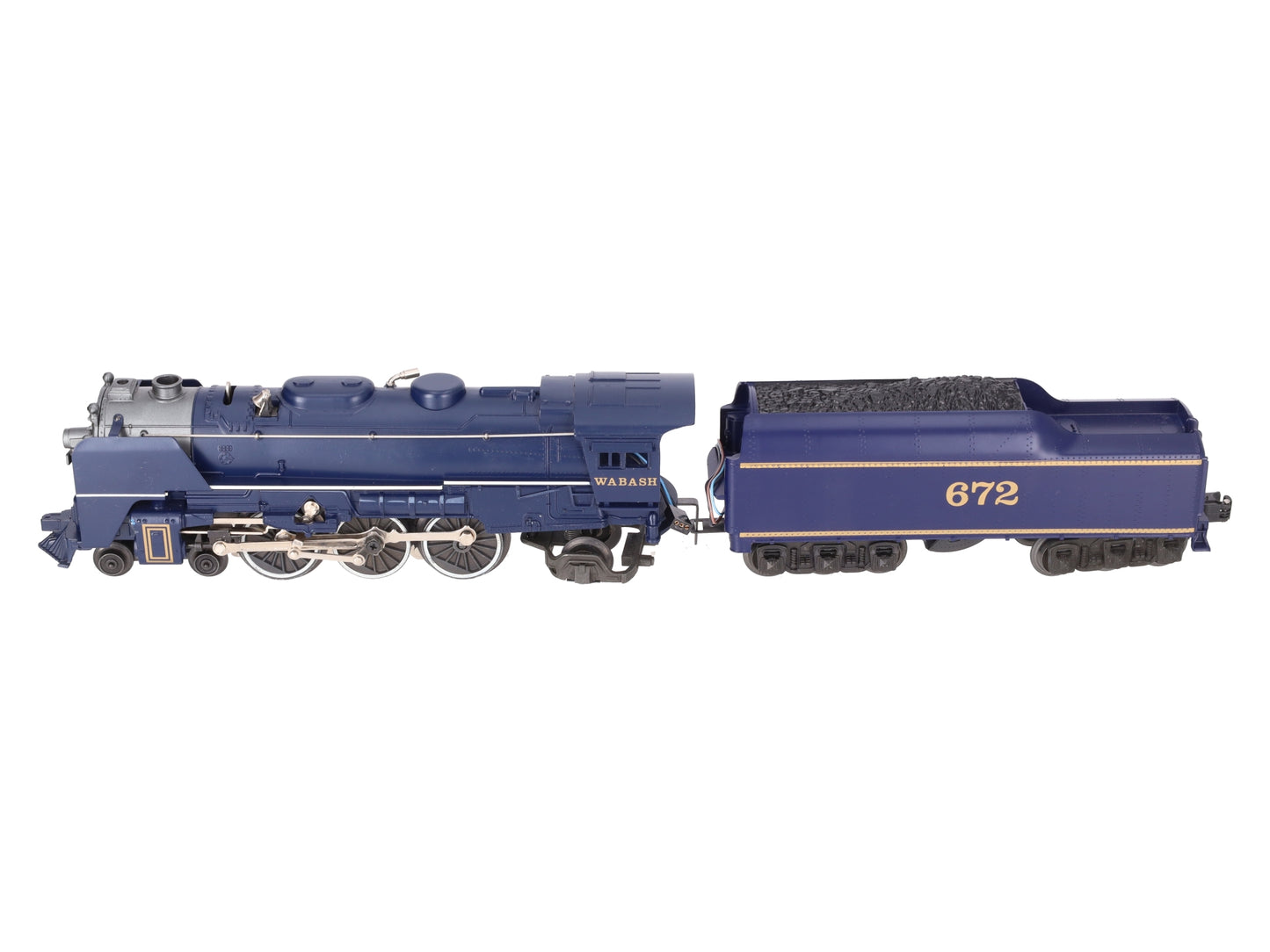 Lionel 6-8610 O Gauge Wabash 4-6-2 Steam Locomotive & Tender #672 EX/Box