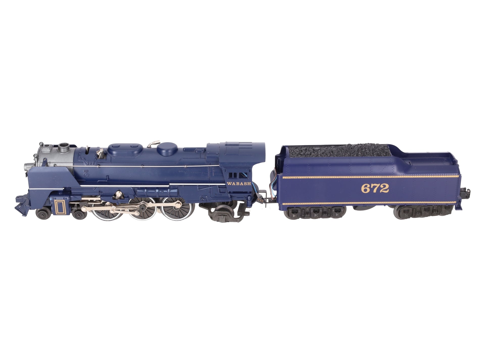 Lionel 6-8610 O Gauge Wabash 4-6-2 Steam Locomotive & Tender #672 EX/Box