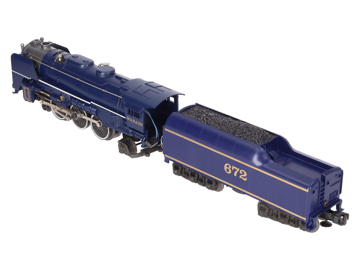 Lionel 6-8610 O Gauge Wabash 4-6-2 Steam Locomotive & Tender #672 EX/Box