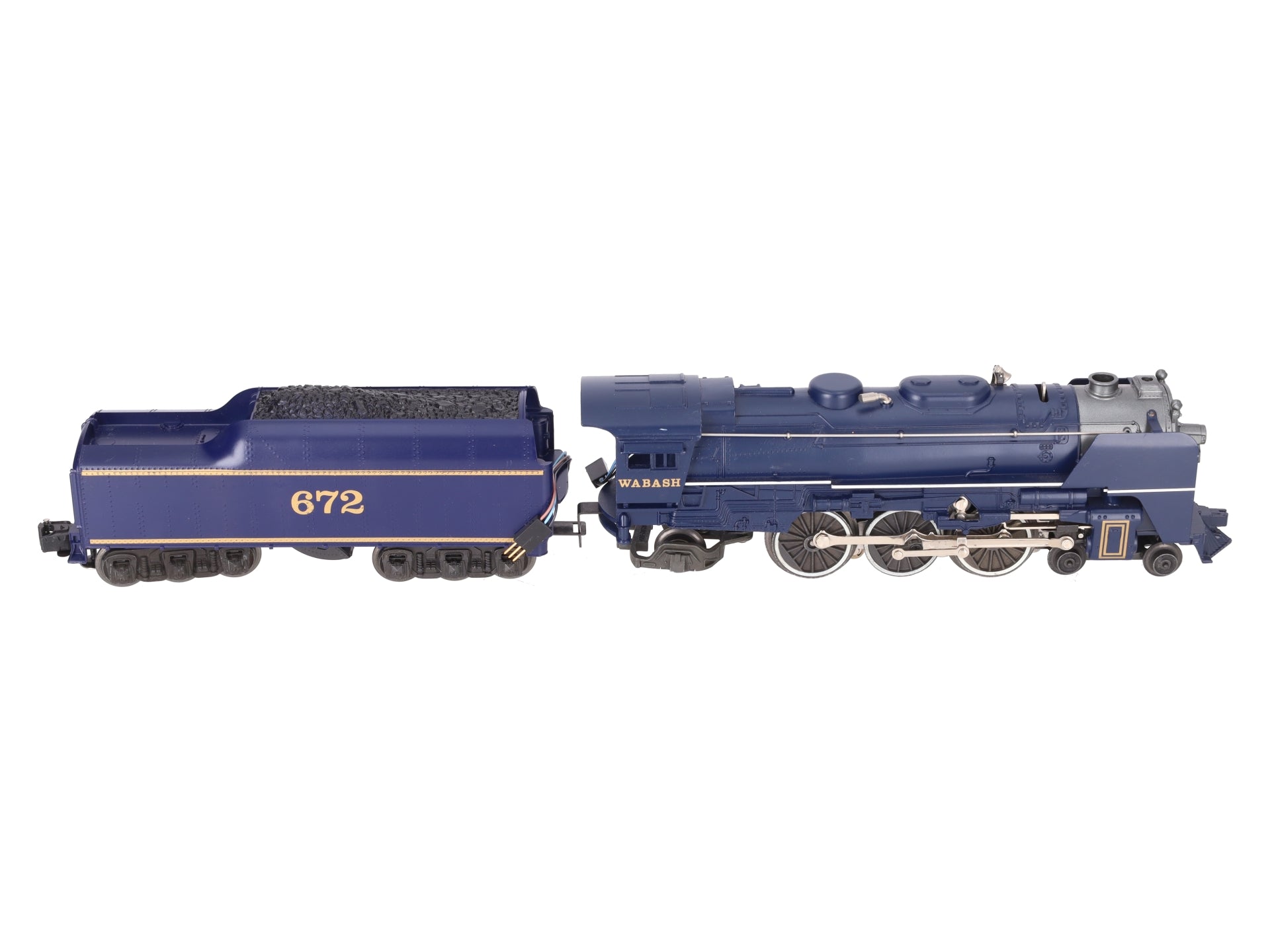 Lionel 6-8610 O Gauge Wabash 4-6-2 Steam Locomotive & Tender #672 EX/Box