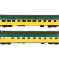 MTH 20-6691 O CNW 70' Streamlined Slpr/Diner Passenger Car Set (Set of 2) EX/Box
