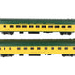 MTH 20-6691 O CNW 70' Streamlined Slpr/Diner Passenger Car Set (Set of 2) EX/Box