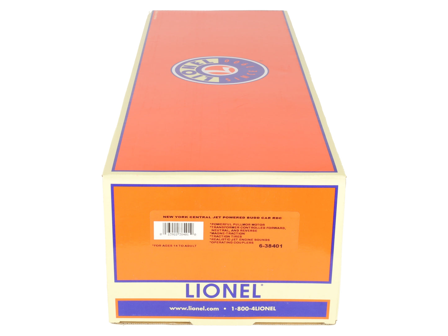 Lionel 6-38401 O New York Central Jet Powered RDC Rail Car #M-497 EX/Box
