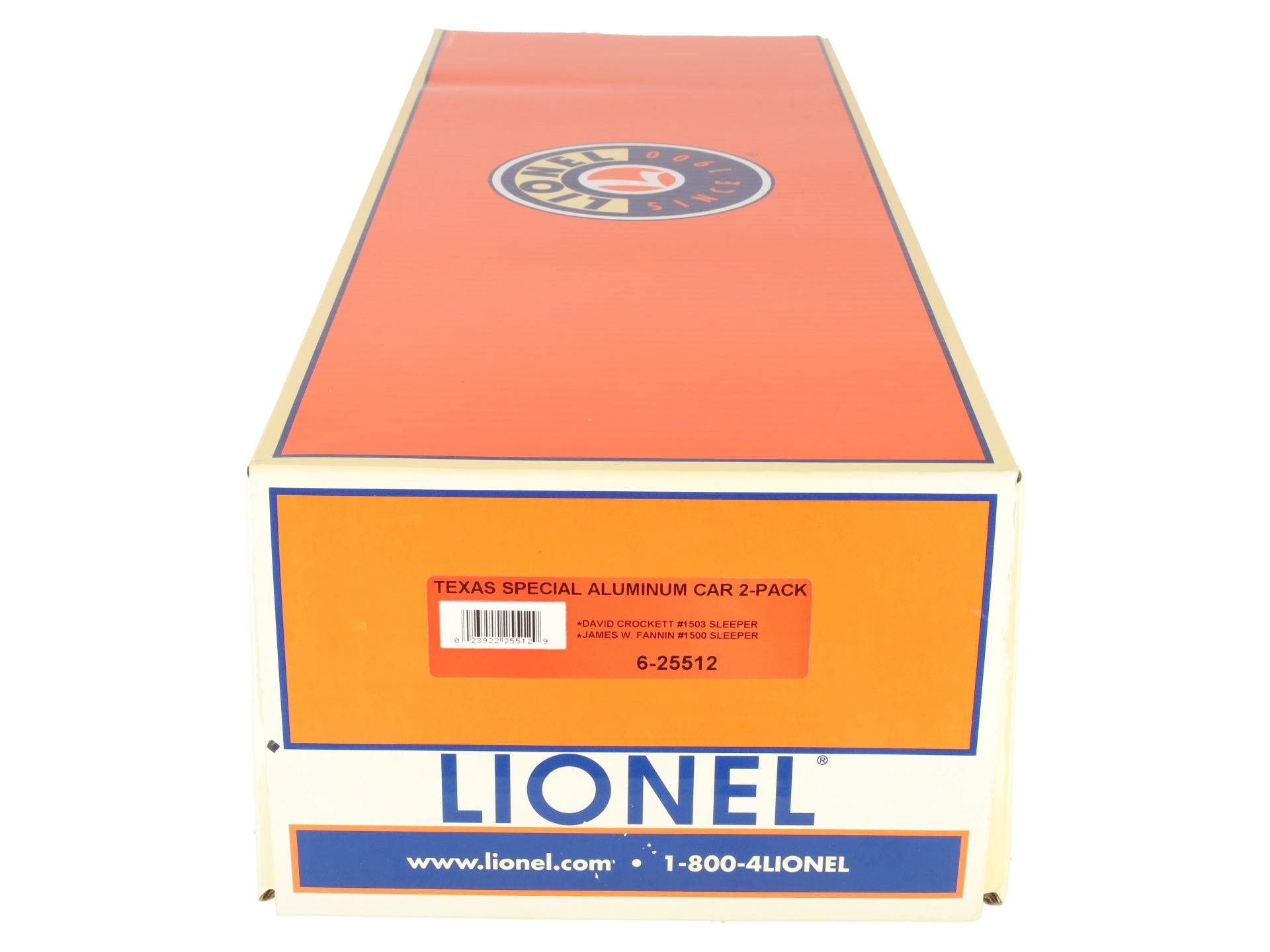 Lionel 6-25512 O Gauge Texas Special Passenger Car Set (Set of 2) EX/Box
