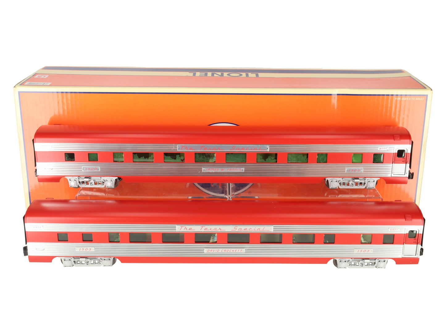 Lionel 6-25512 O Gauge Texas Special Passenger Car Set (Set of 2) EX/Box