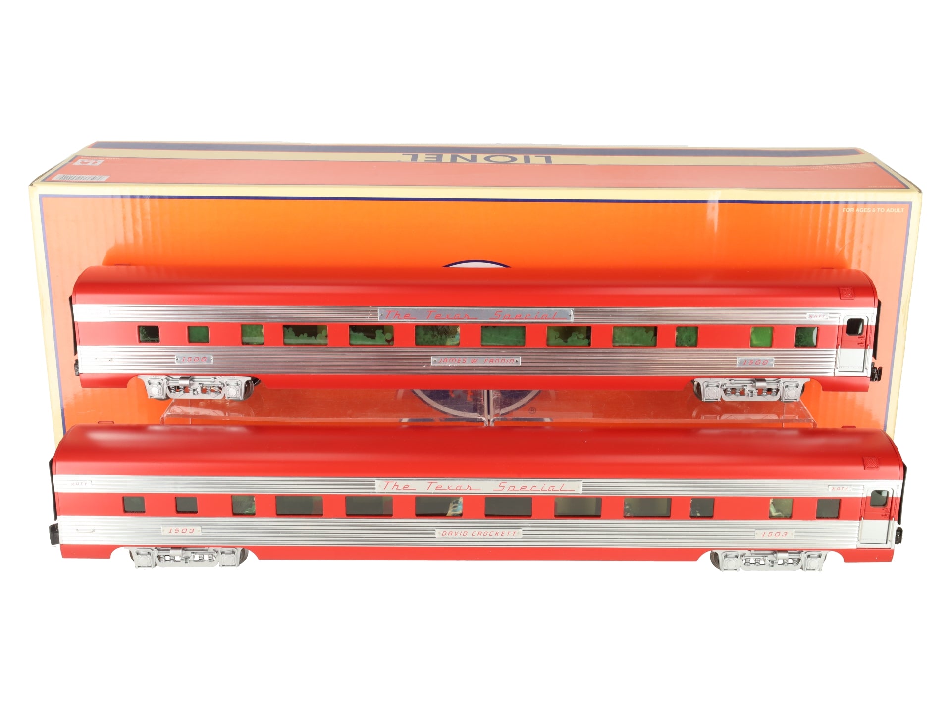 Lionel 6-25512 O Gauge Texas Special Passenger Car Set (Set of 2) EX/Box