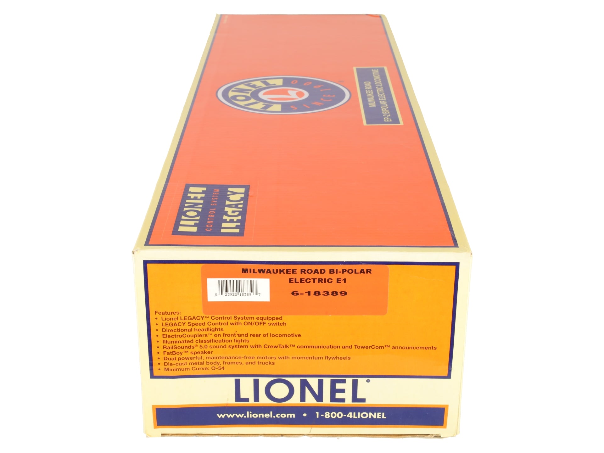 Lionel 6-18389 O Milwaukee Road Bipolar Electric Locomotive #E-1 EX/Box