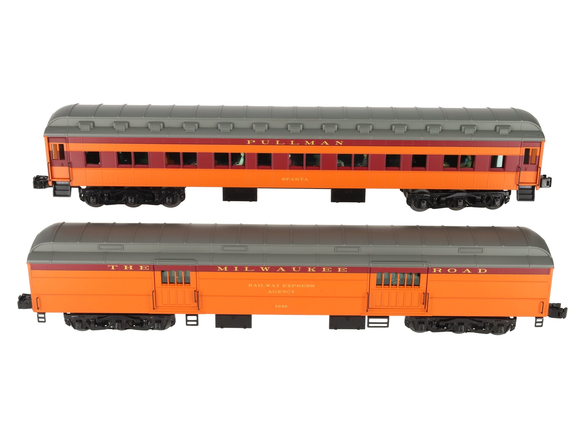 Lionel 6-25516 O Milwaukee Road 'Olympian' Heavyweight Passenger Car (Set of 2) EX/Box